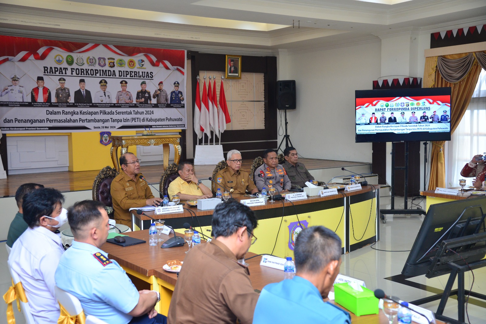  Sambut Pilkada Serentak, Penjagub Rudy Pimpin Rapat Forkopimda