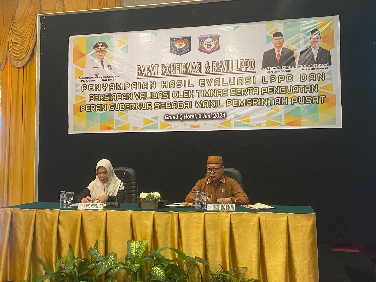  Plt. Asisten III Apresiasi Kinerja Tim Penyusun LPPD Provinsi Gorontalo   