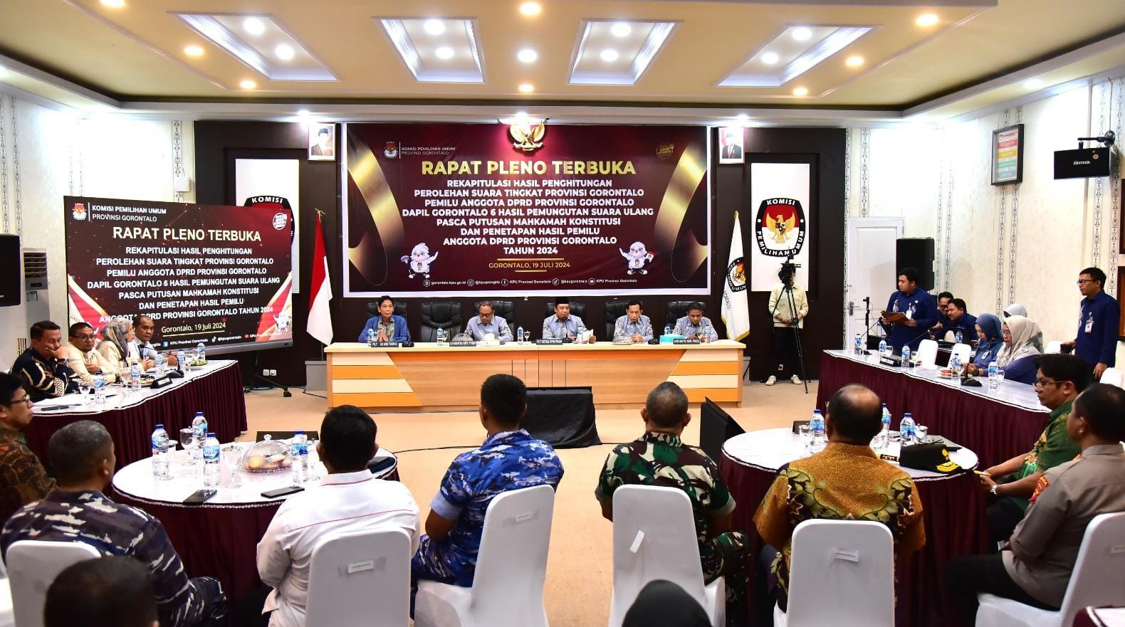  KPU Gelar Rekapitulasi Hasil PSU DPRD Provinsi Gorontalo
