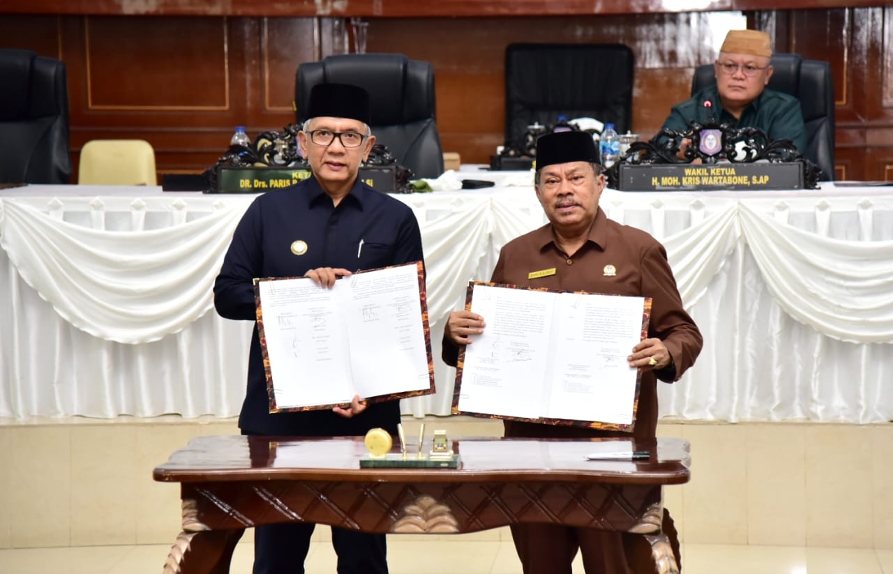  DPRD Setujui Ranperda RPJPD Provinsi Gorontalo Tahun 2025 – 2045 