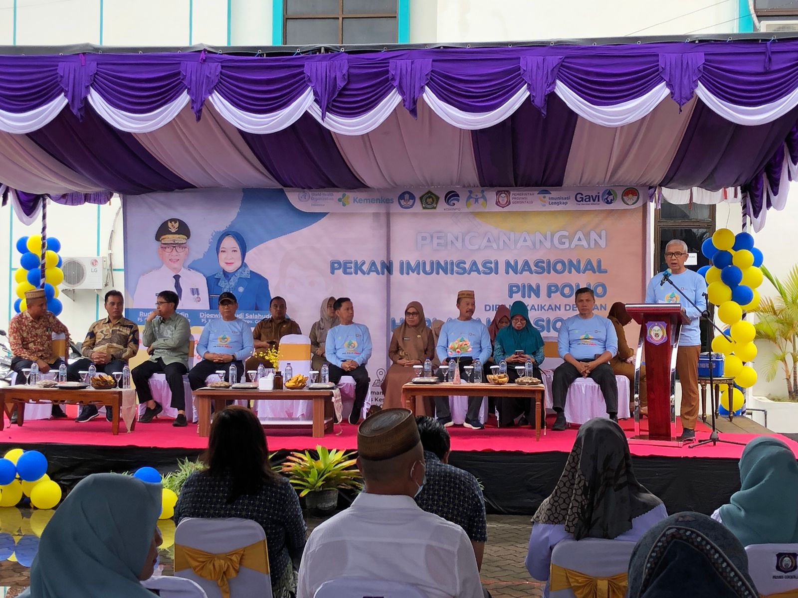  Acting Governor Rudi Invites Gorontaloans to Parcipate in Making the 2024 National Immunization Week (PIN) a success.