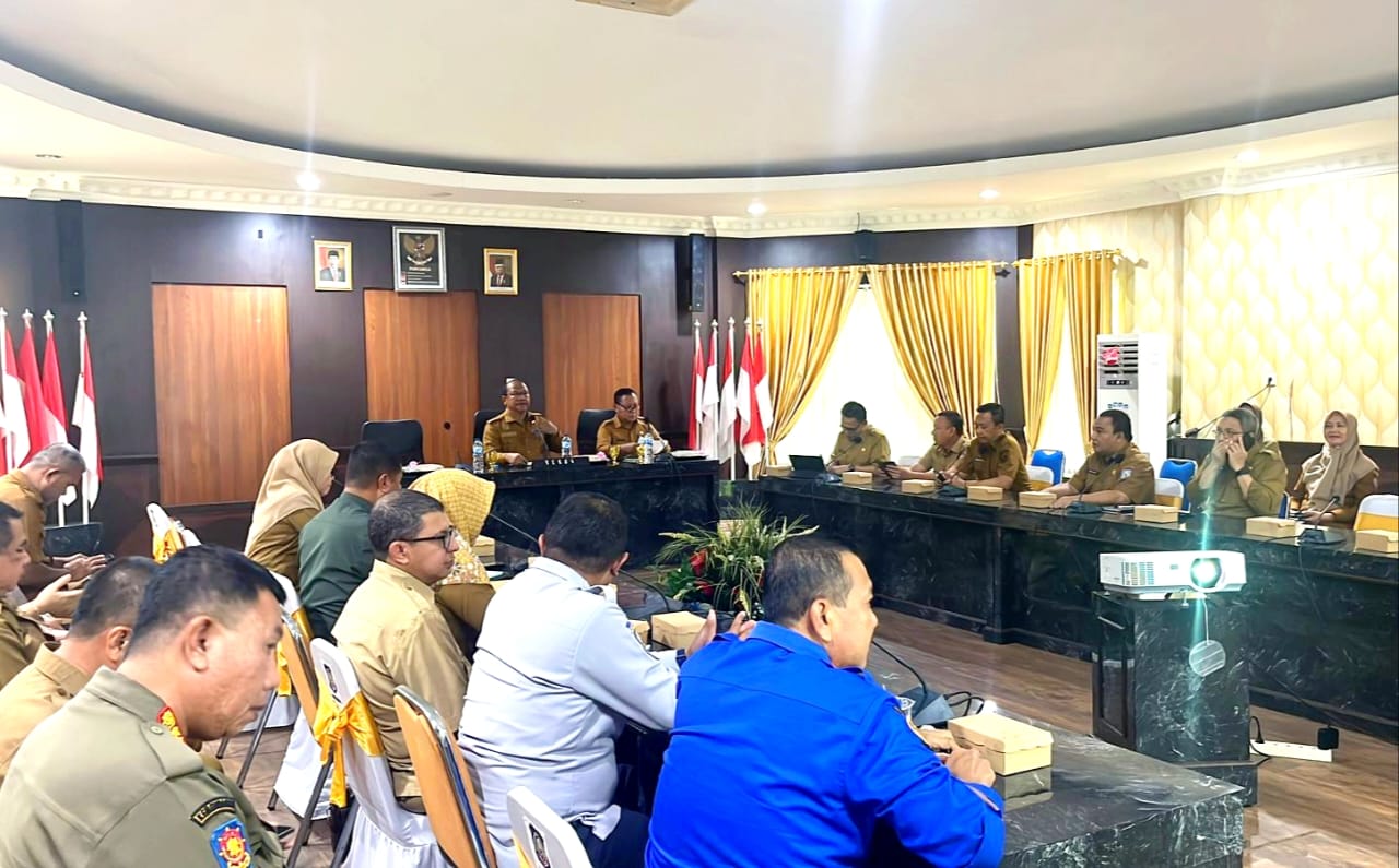  Pemprov Gorontalo Gelar Rapat Persiapan HUT ke-79 Kemerdekaan RI   