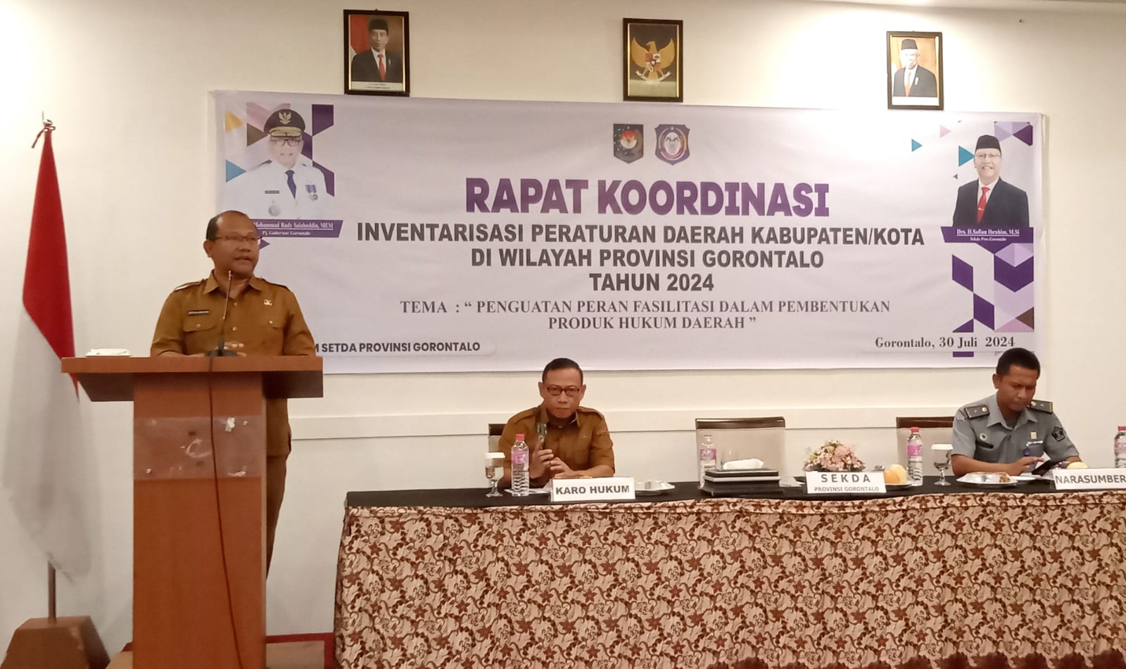  Biro Hukum Gorontalo Perkuat Penyusunan Produk Hukum Daerah