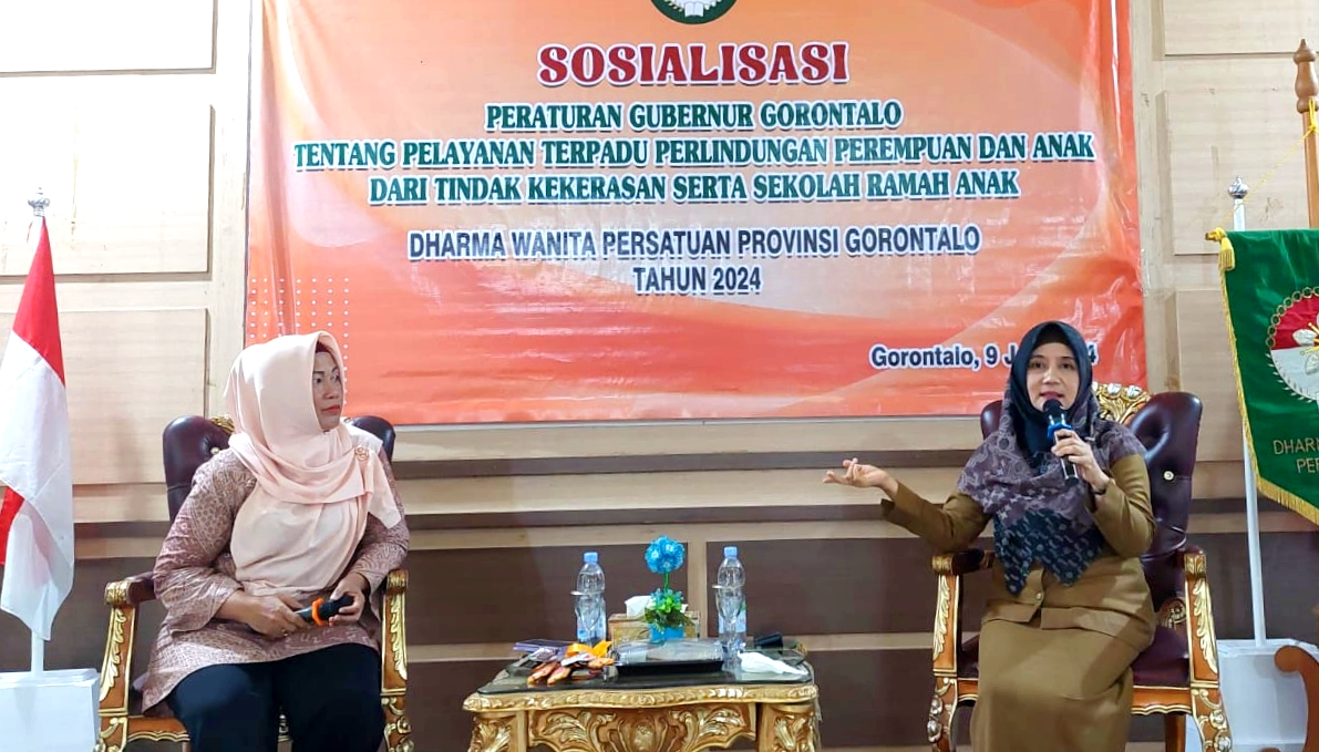  DWP Gorontalo Sosialisasikan Pergub Perlindungan Perempuan dan Anak