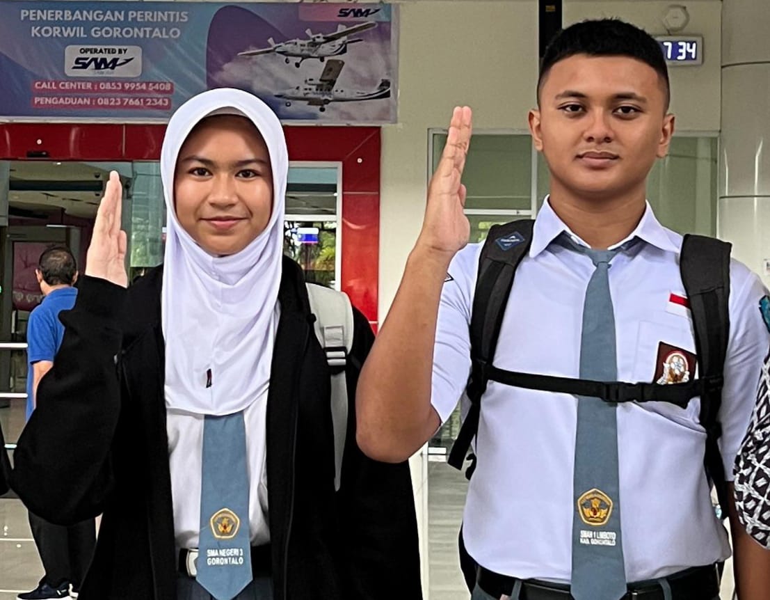  Dua Siswa Gorontalo Terpilih Jadi Paskibraka Nasional