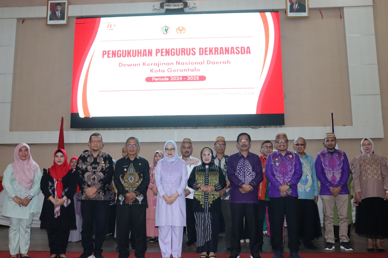  Pengurus Dekranasda Kota Gorontalo Dikukuhkan