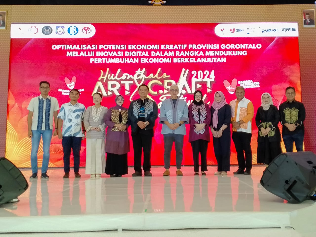 Pj. Gubernur Gorontalo Tutup Hulonthalo Art and Craft Festival 2024