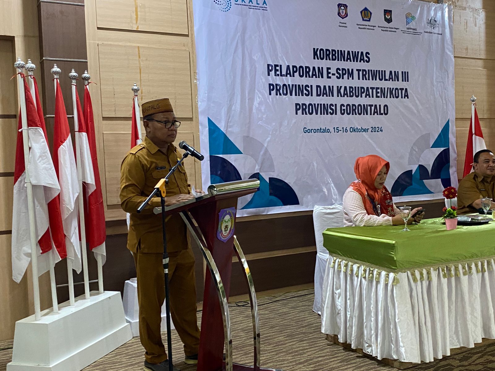  Plt. Asisten III Gorontalo Buka Kegiatan Korbinwas Pelaporan e-SPM   