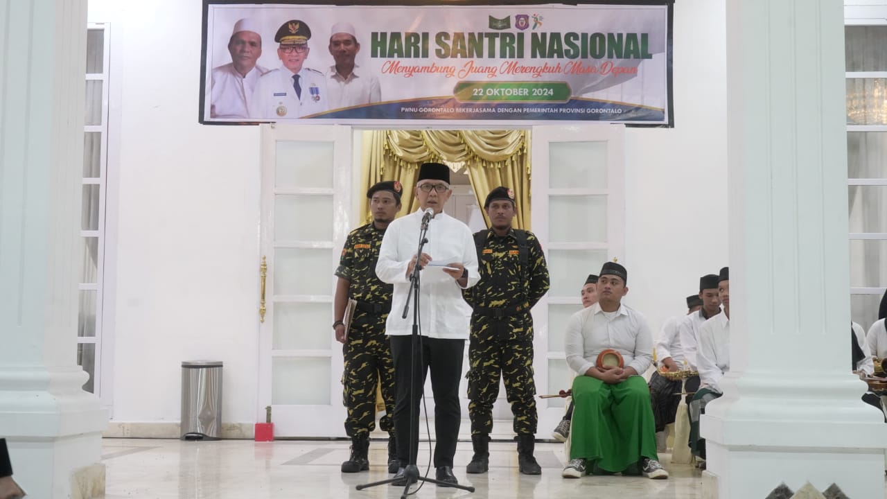  Pemprov Gorontalo Komitmen Dukung Pengembangan Potensi Santri   