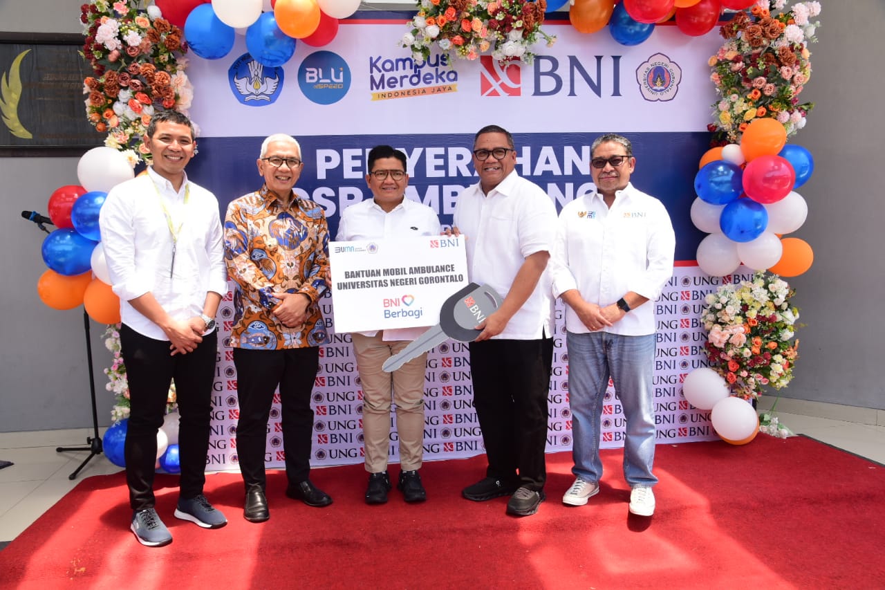  Pj. Gubernur Gorontalo Hadiri Penandatangan MoU Antara UNG dan BNI