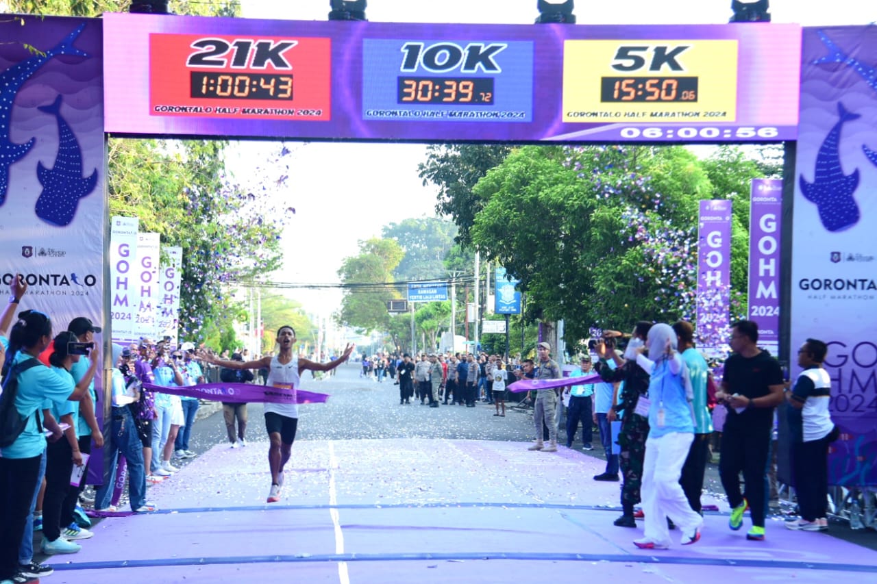  Daftar Peraih Podium Gorontalo Half Marathon 2024