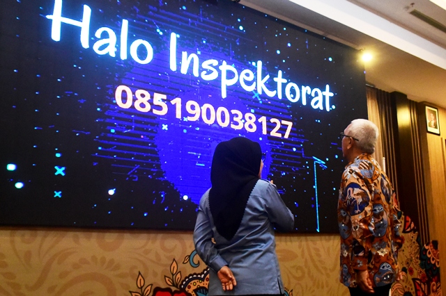  Pj. Gubernur Gorontalo Luncurkan Layanan Halo Inspektorat