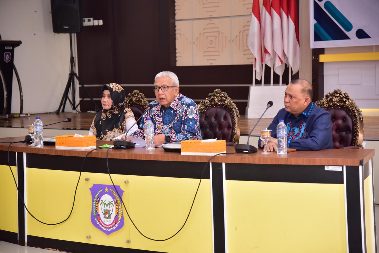  Pj Gubernur Buka Kegiatan Pelatihan Pelayanan PPPA Provinsi Gorontalo