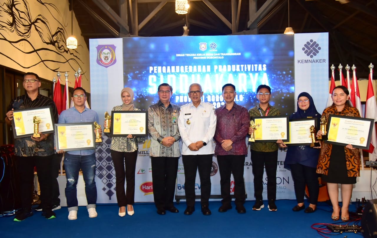  Enam Perusahaan Di Provinsi Gorontalo Terima Penghargaan Siddhakarya 2024