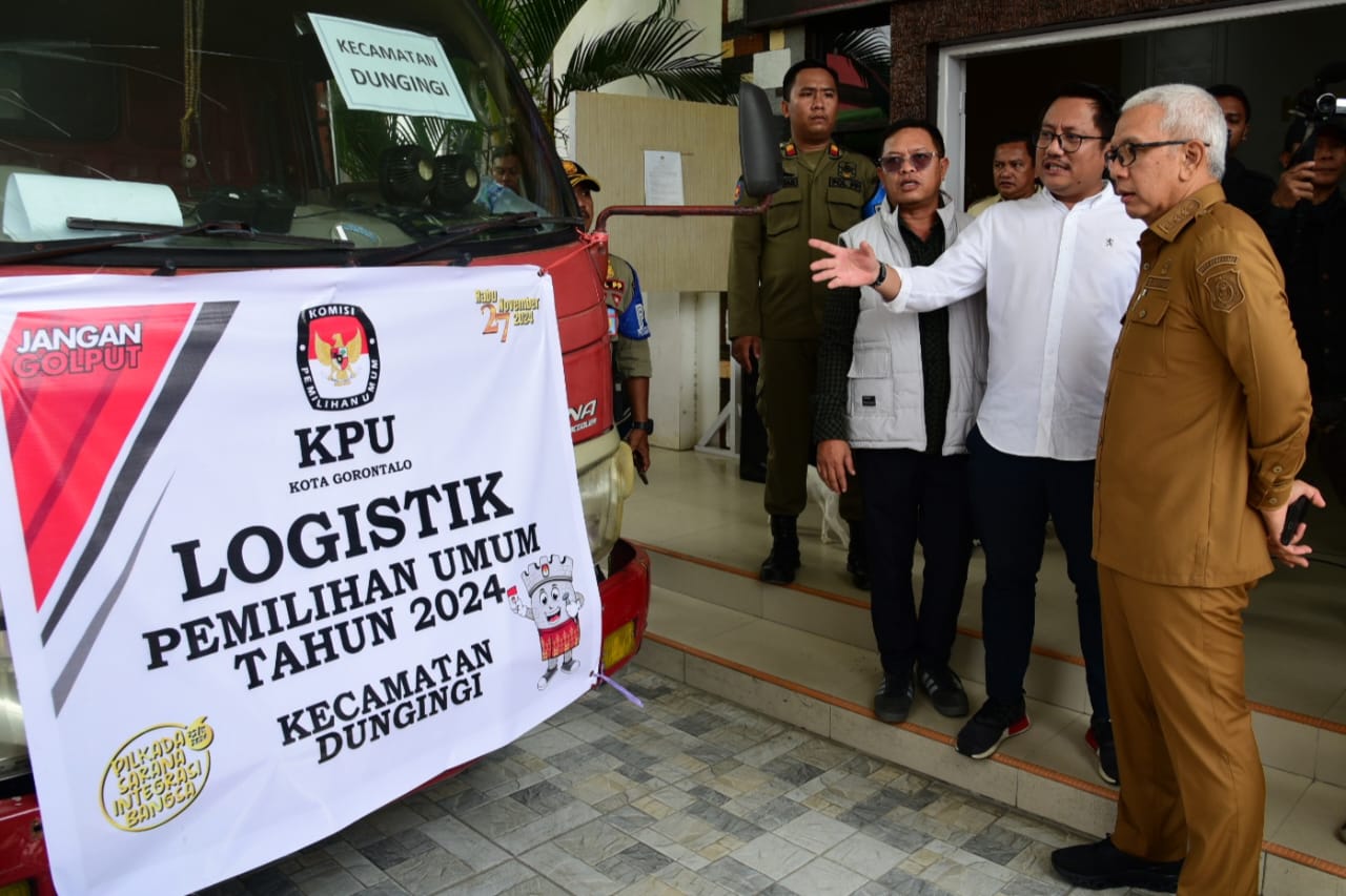  Logistik Pilkada Serentak di Kota Gorontalo Mulai Didistribusikan