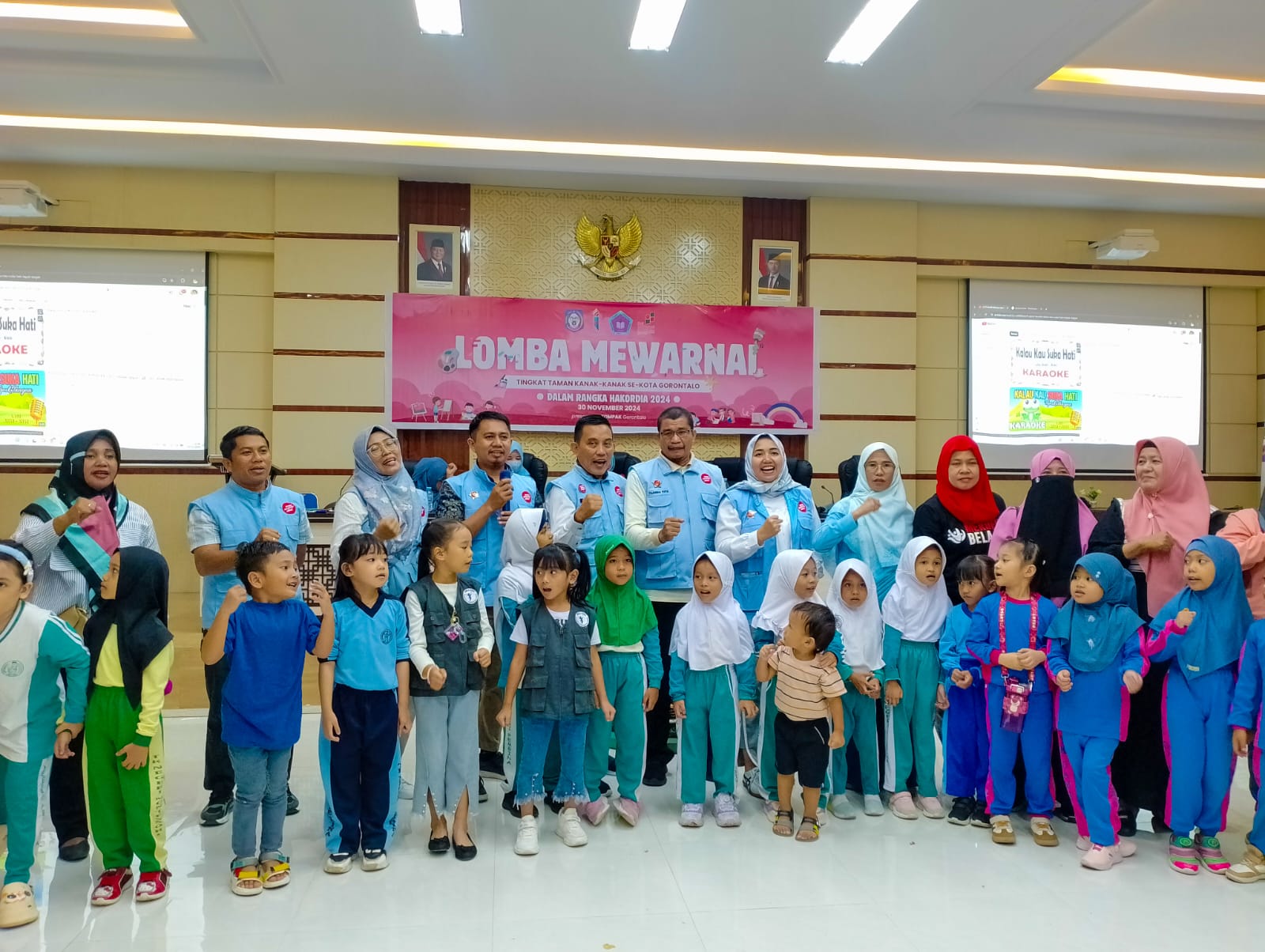  Meriahkan Hakordia 2024, Inspektorat – KOMPAK Gorontalo Gelar Lomba Mewarnai 