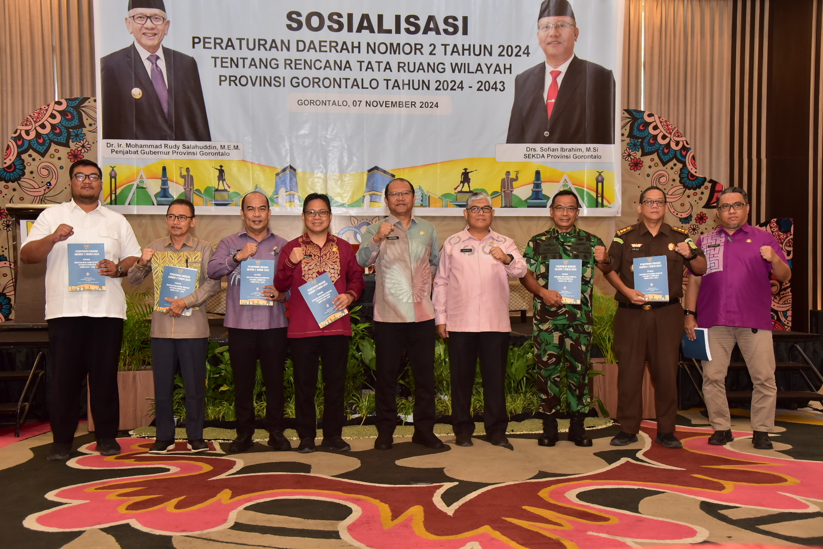  Pemprov Gorontalo Sosialisasikan Perda Tentang RTRW