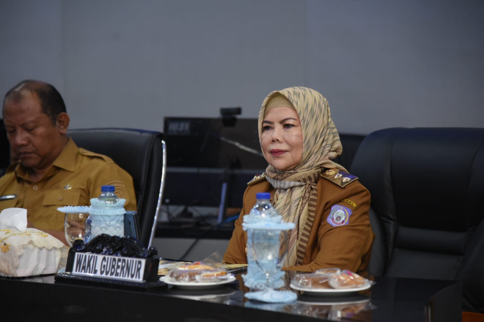  Gorontalo Vice Governor Idah on Her First Day Work