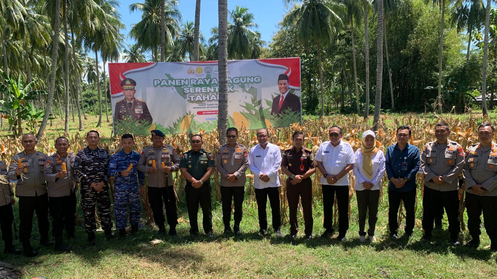  Grand Corn Harvest; Gorontalo Produces 32,65 Tons of Corn