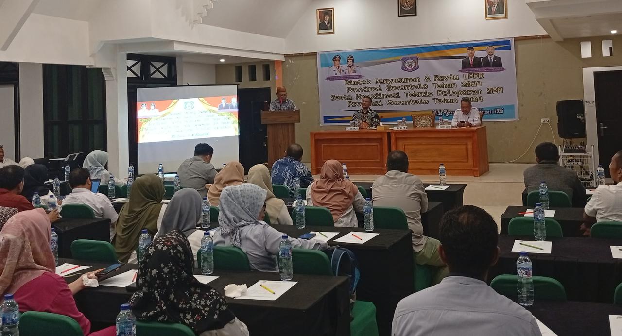  Pemprov Gorontalo Gelar Bimtek Penyusunan dan Reviu LPPD 2024