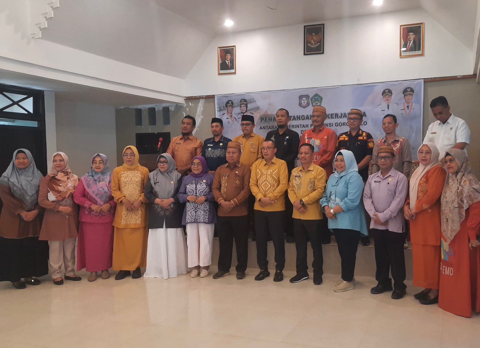Pemprov dan Pemkab Boalemo Teken PKS Sistem E-Kinerja ASN