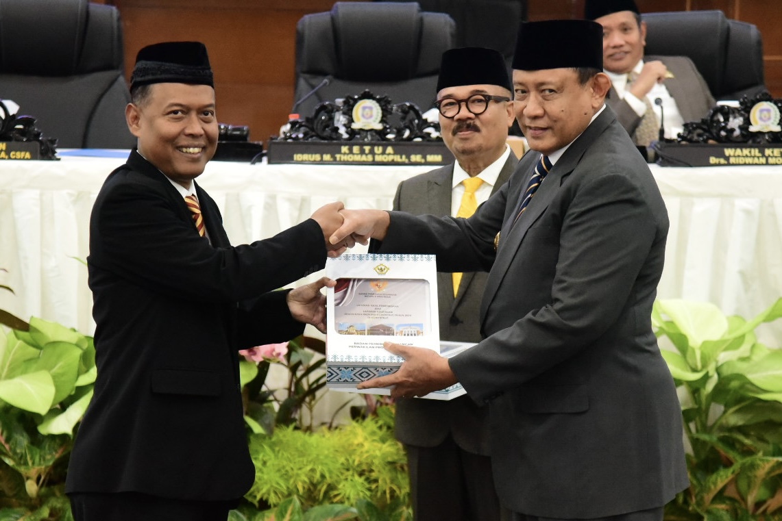 Pemprov Gorontalo Raih Opini WTP ke-13 Kalinya dari BPK