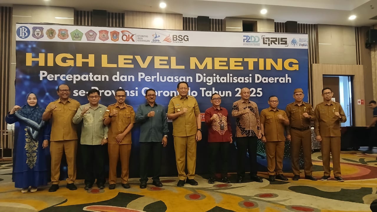  Gubernur Gusnar Tekankan Percepatan Digitalisasi Keuangan Daerah Gorontalo   
