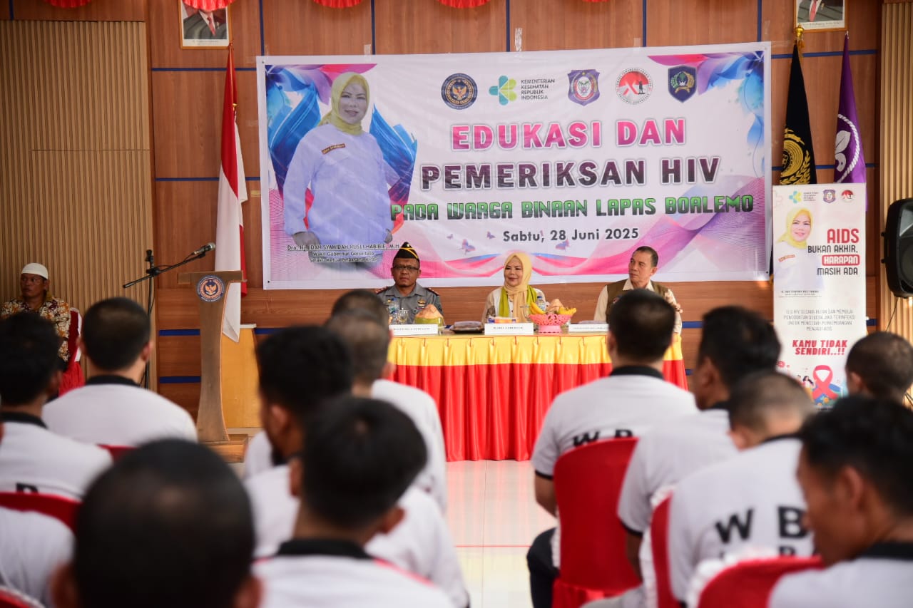  Edukasi Kesehatan Warga Binaan, Wagub Kunjungi Lapas Boalemo   