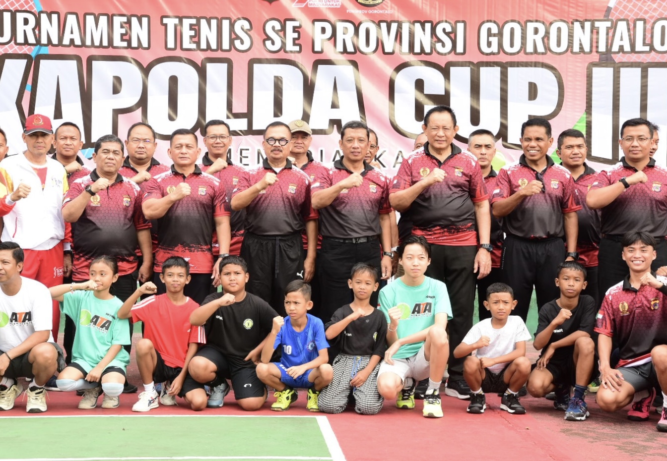  Turnamen Tenis Kapolda Gorontalo Cup Meriahkan Hari Bhayangkara ke-79