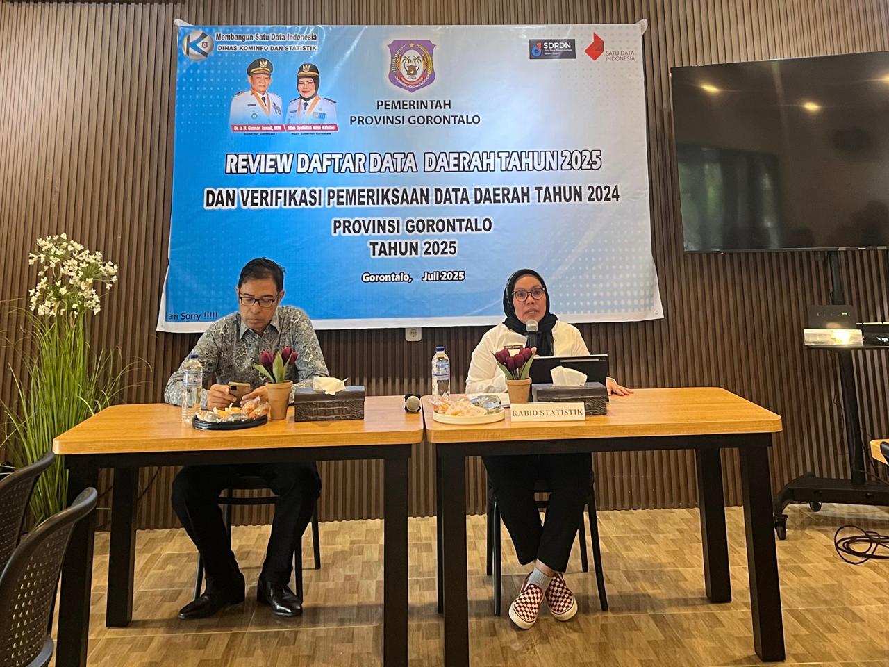Kominfotik Gorontalo Paparkan Hasil Review Daftar Data Daerah 2025