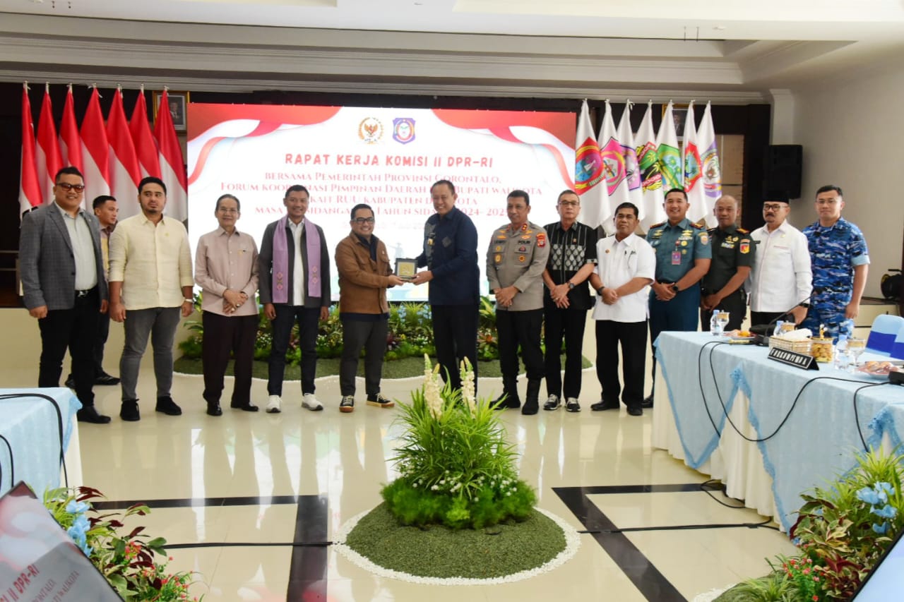 Komisi II DPR RI Jaring Aspirasi RUU Kabupaten dan Kota Gorontalo