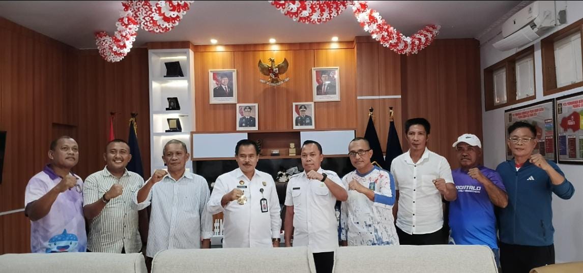  Dispora Daftarkan Logo Gorontalo Half Marathon (GHM) ke Kanwil Kemenkum