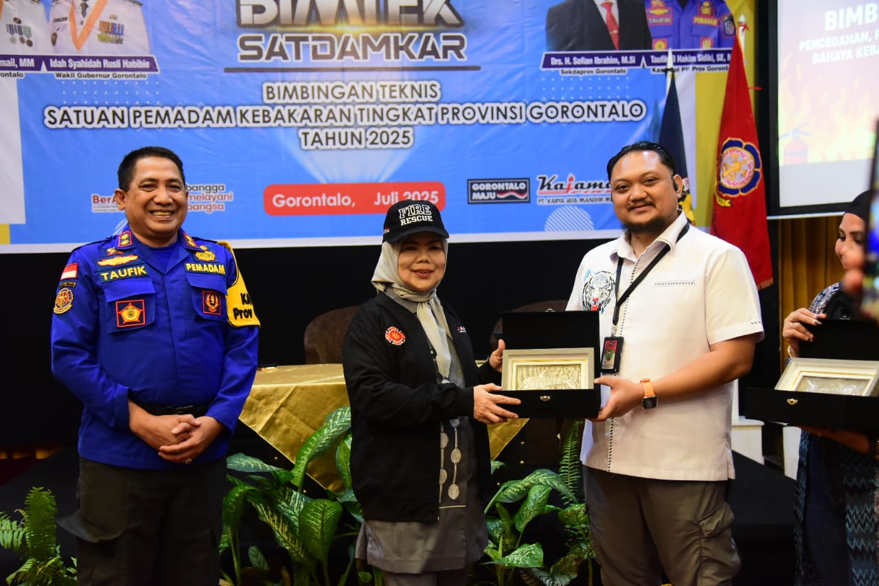  Wagub Dukung Kehadiran Relawan Damkar di Setiap Wilayah di Gorontalo