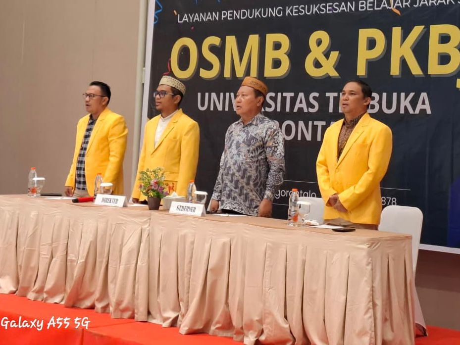  OSMB UT Gorontalo Dibuka, Mahasiswa Baru Diminta Mandiri