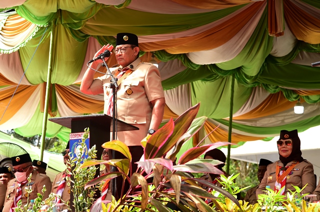  Gubernur Gorontalo Buka Kemah Bakti Gema Restorasi