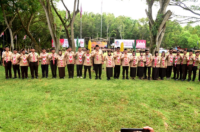  Kemah Bakti Gema Restorasi Ajang Uji Coba Peran Saka