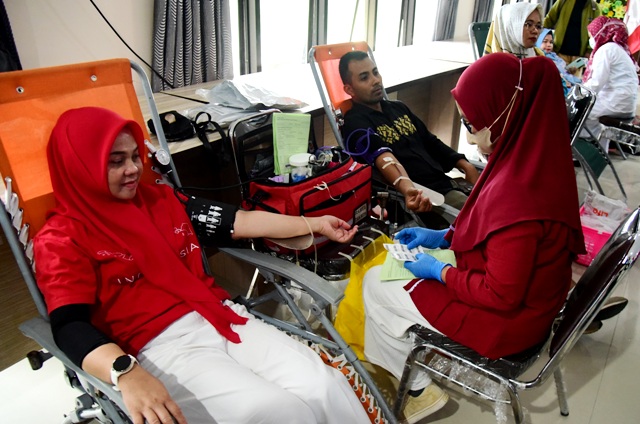 345 ASN Pemprov Gorontalo Ikut Donor Darah Merdeka