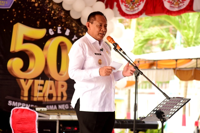 Lomba Keroncong Meriahkan HUT ke-50 SMPP 56/SMAN 3 Gorontalo