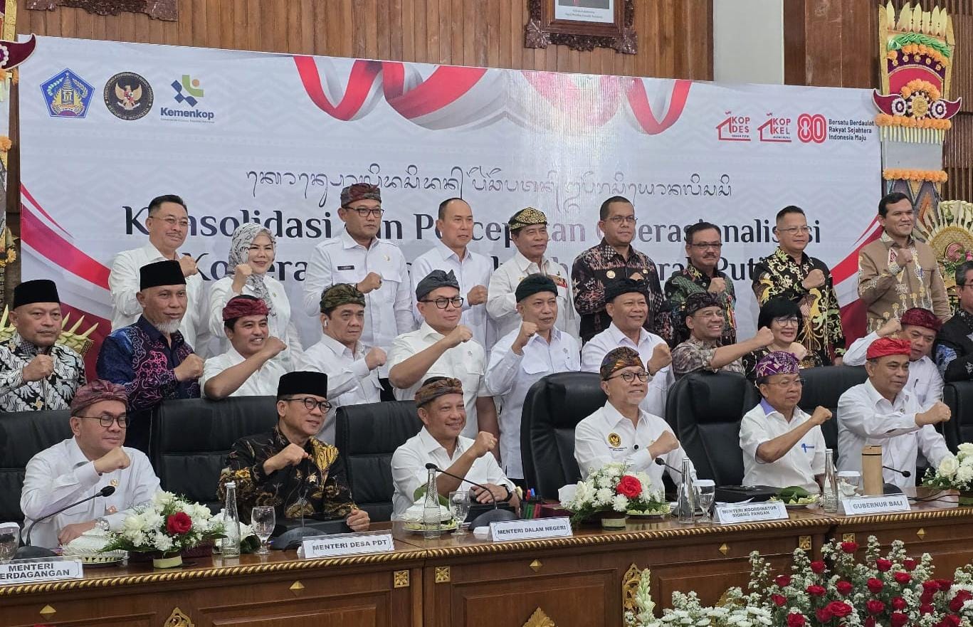  Wagub Gorontalo Laporkan Progres Kopdes MP ke Menko Pangan