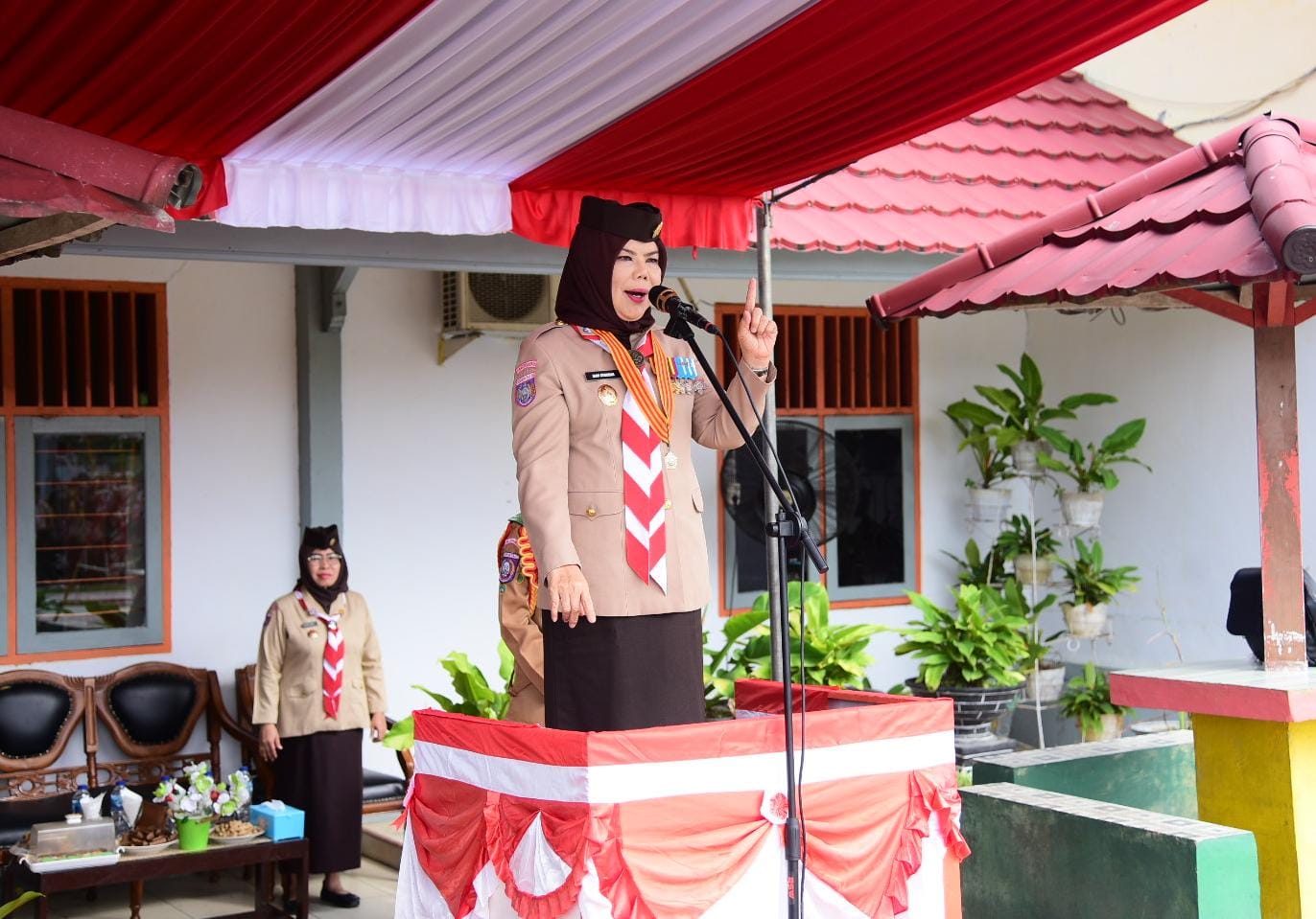 Wagub Gorontalo Serukan Kolaborasi Ketahanan Bangsa di Hari Pramuka   