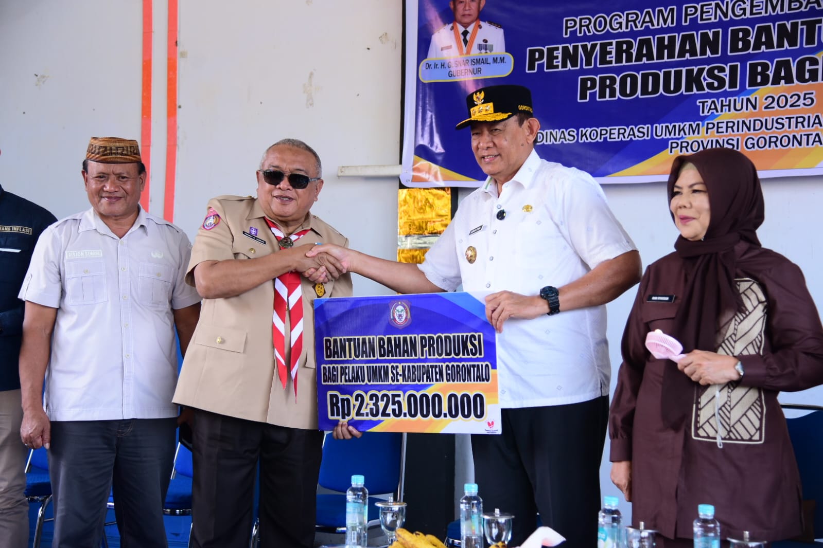 2.325 UMKM di Kabgor Terima Bantuan Bahan Produksi dari Pemprov   