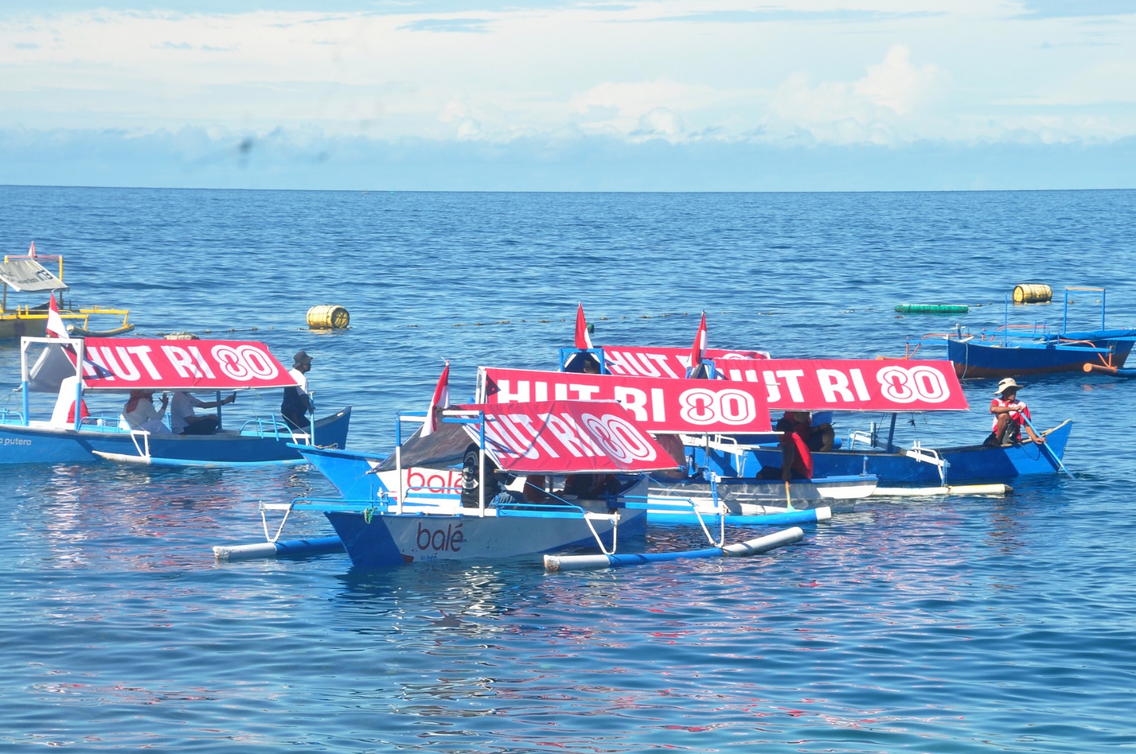 Pencanangan HUT ke-80 RI Pemprov Gorontalo Bernuansa Bahari