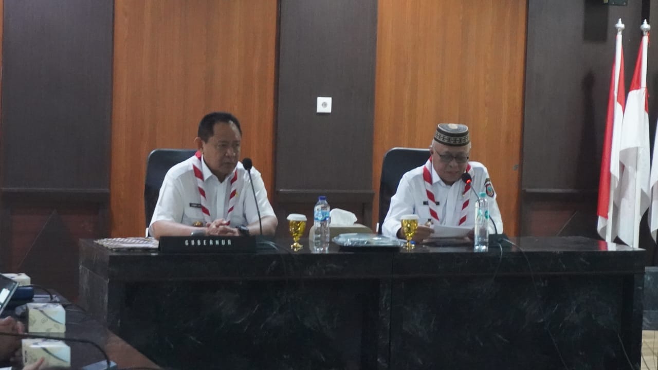 Pemprov – Kwarda Pramuka Gorontalo Bahas Persiapan Peran Saka Nasional