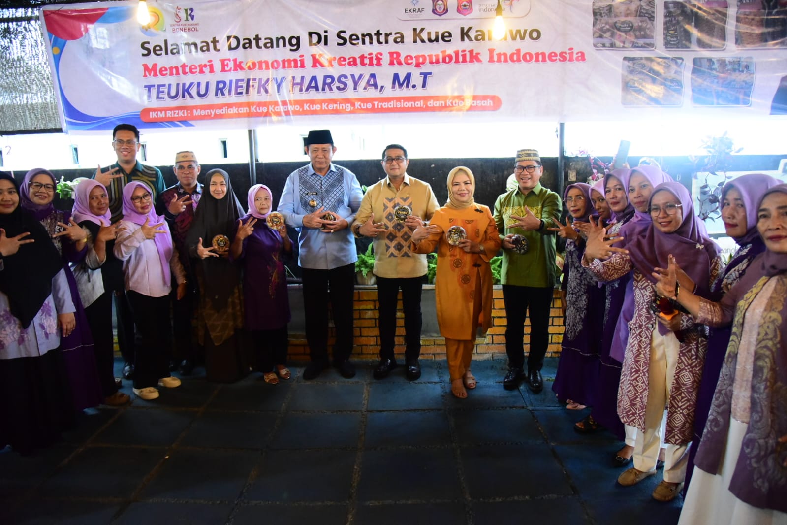 Menekraf RI Resmikan Desa Tanggilingo Jadi Desa Kreatif