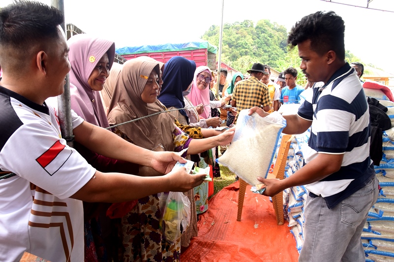  Pemprov Gorontalo Gelar Pasar Murah Bersubsidi di Kecamatan Bilato