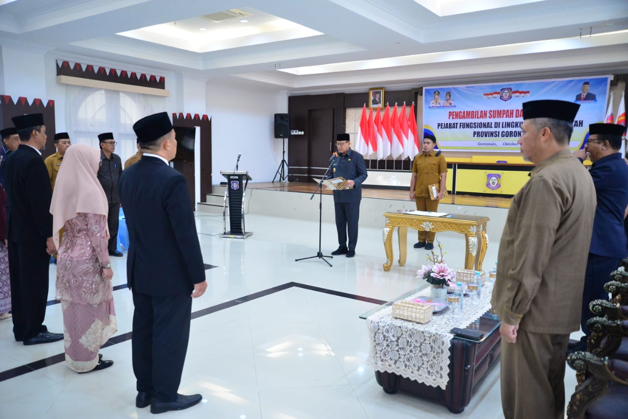 Governor Gusnar Inaugurates Functional Officials Within the Provincial Government