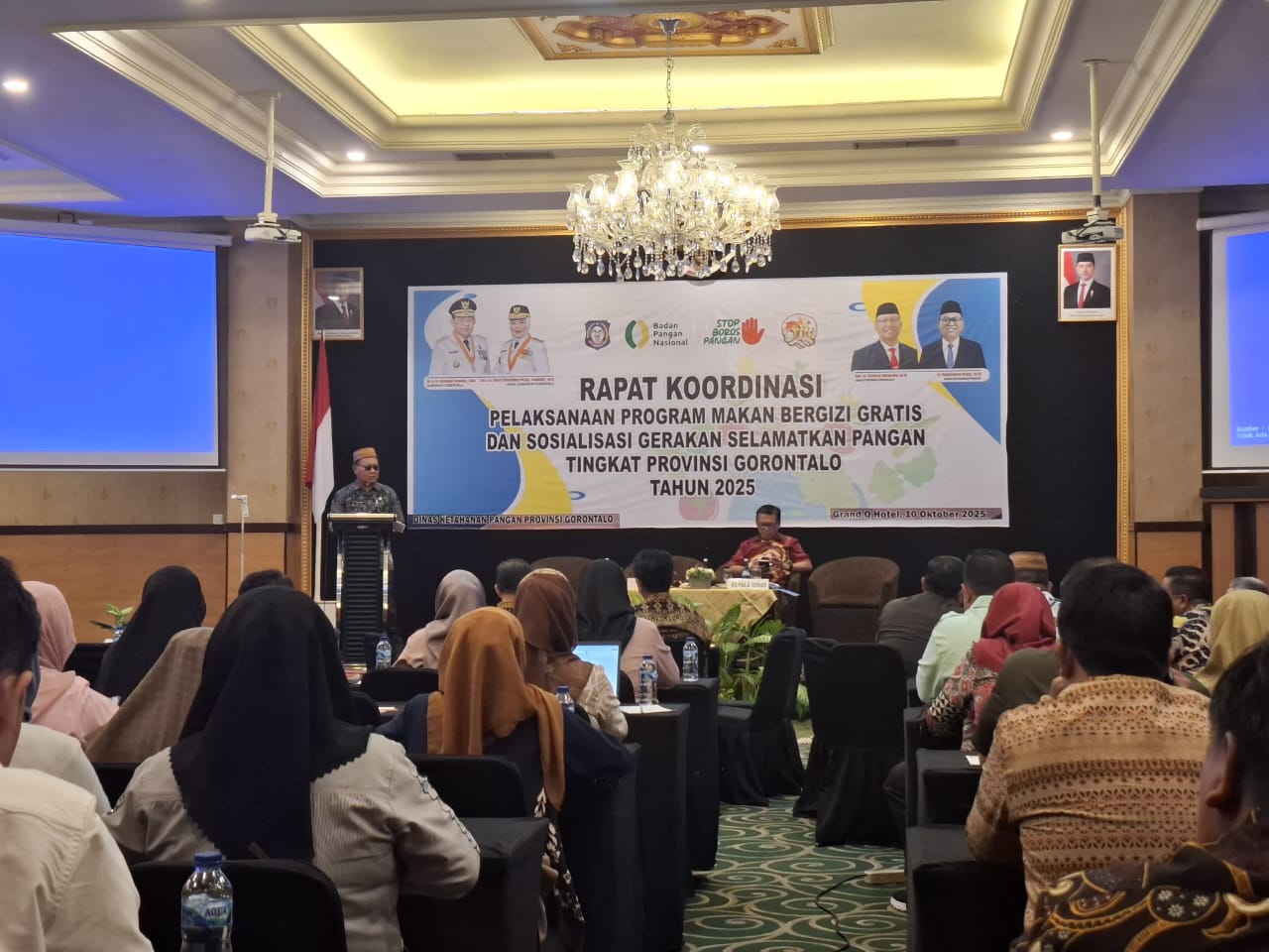  Pemprov Gorontalo Gelar Rakor Program MBG dan Gerakan Selamatkan Pangan