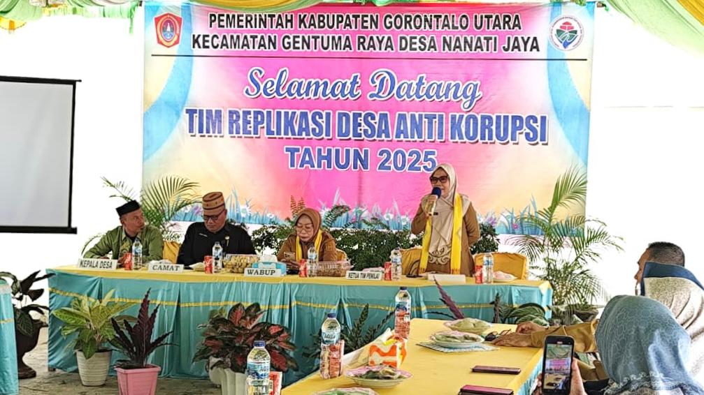 Desa Nanati Jaya Dinilai Sebagai Desa Percontohan Antikorupsi