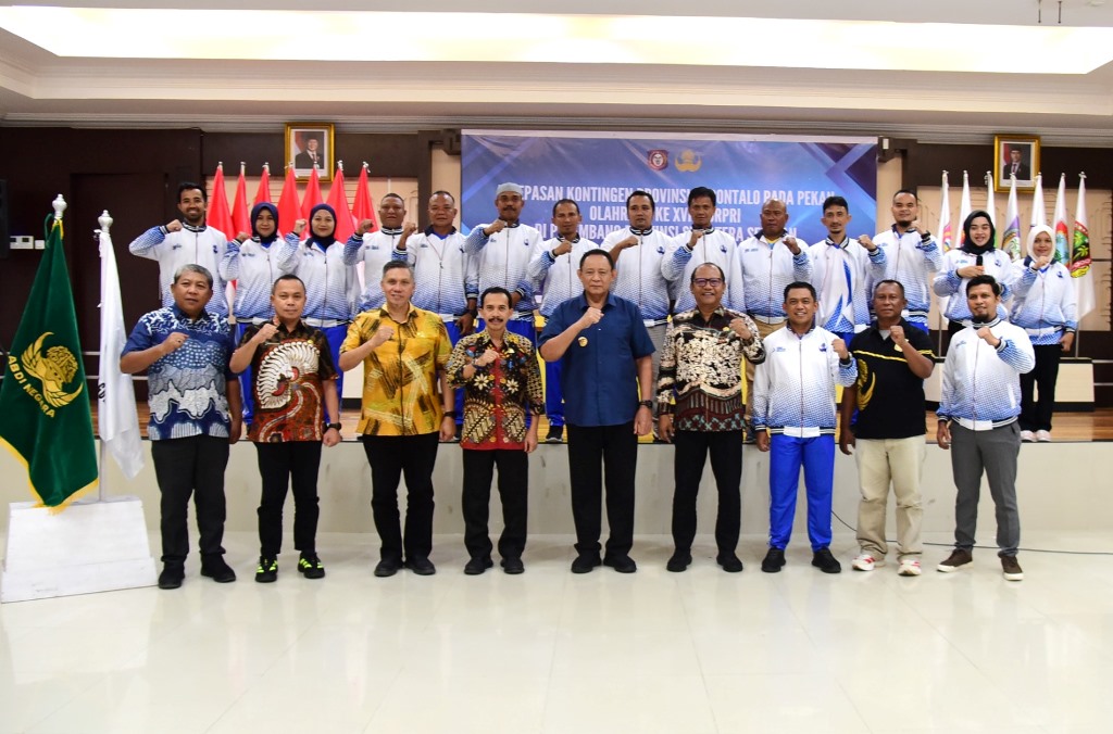 Kontingen Gorontalo Siap Berlaga pada Pornas Korpri XVII