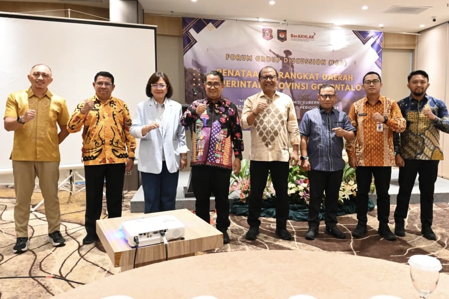  Pemprov Gorontalo Kebut Penataan SOTK Selaraskan Visi 2025–2029